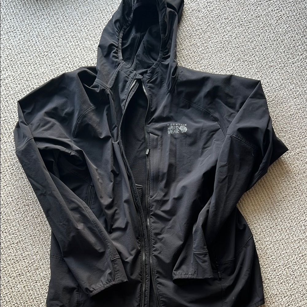 Mountain Hardwear Black Hooded Jacket